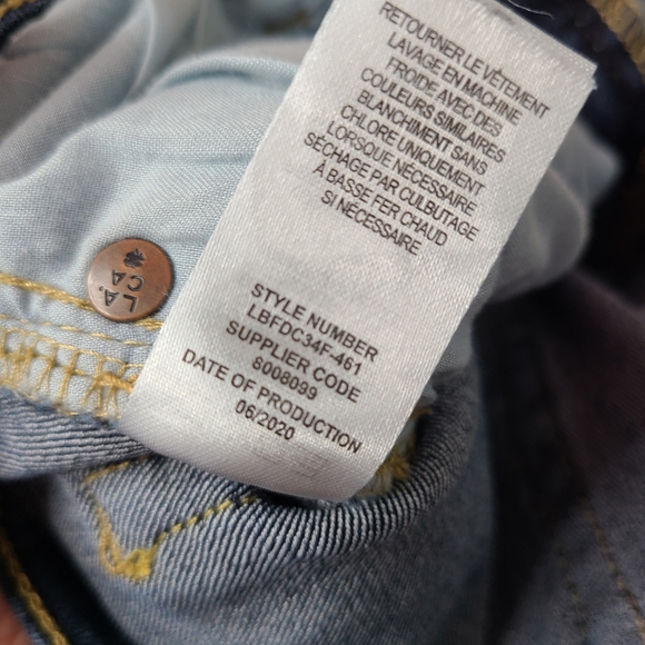 Lucky Brand Advanced Skinny Denim Jeans Girl's Size 12 - Picture 10 of 12